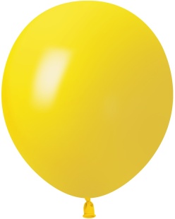 Шар (5''/13 см), Желтый, пастель, 100 шт.