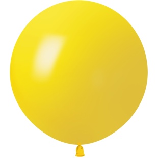 Шар (24''/61 см), Желтый, пастель, 3 шт.