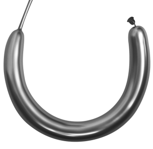 Шар (2''/5 см) ШДМ, Графит (534), хром, 50 шт.