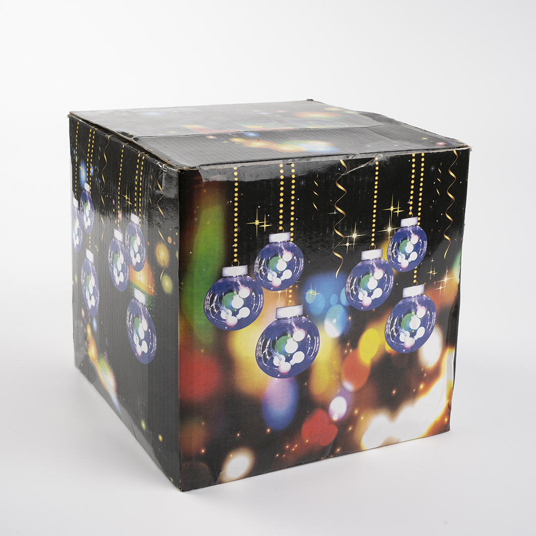 Светодиодная гирлянда Лампочки, 108 LED, 12 фигур, 8 режимов, IP 14, 1*3,5 м. Теплый белый, 1 шт.