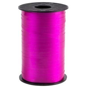 Лента полипропиленовая (0,5 см*250 м) Фуксия, Лаковый, 1 шт.