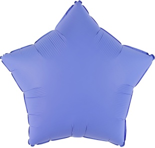 Шар (18''/46 см) Звезда, Голубой Лотос, Матовый, 1 шт.
