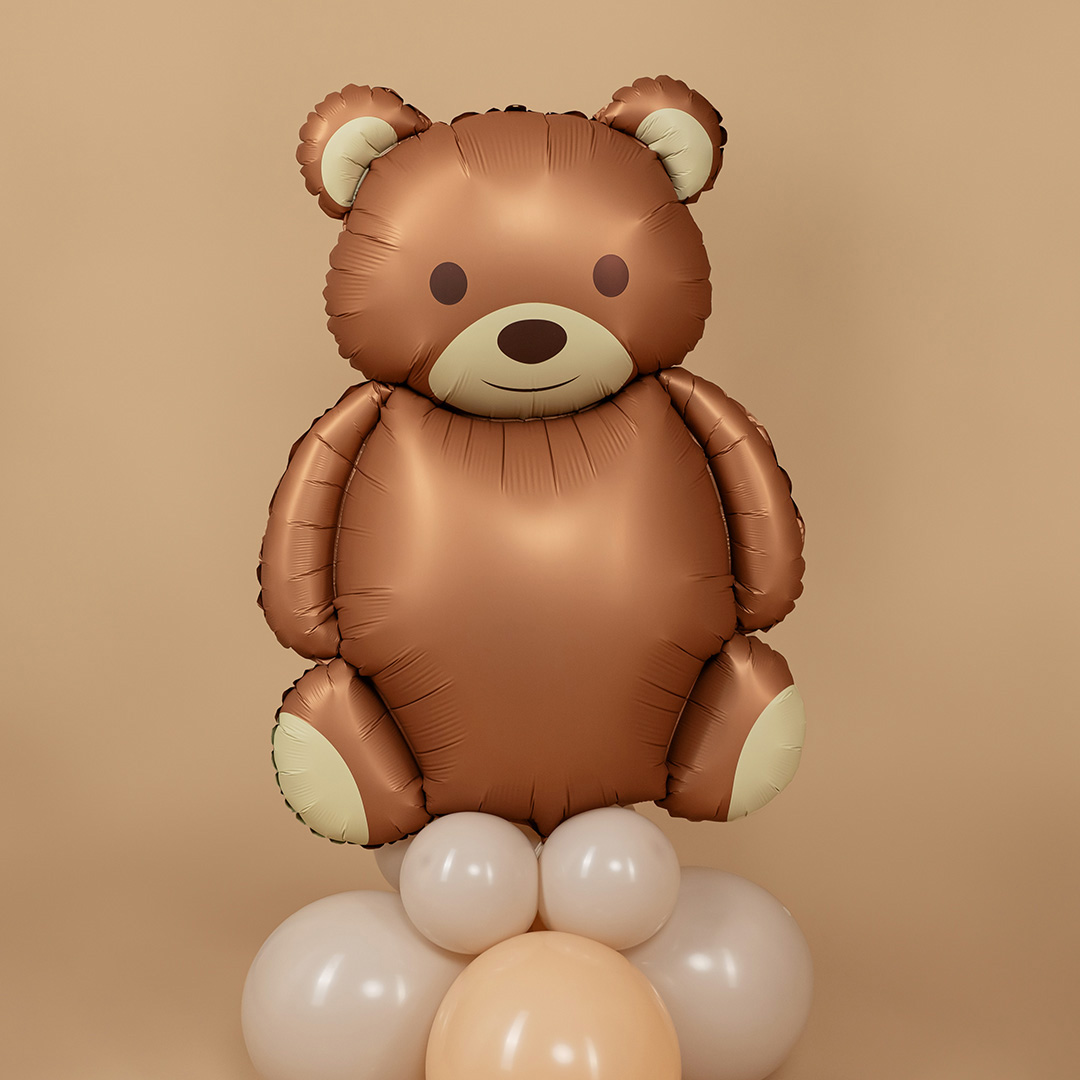 Шар (34''/86 см) Фигура, Мишка (надув воздухом), 1 шт.