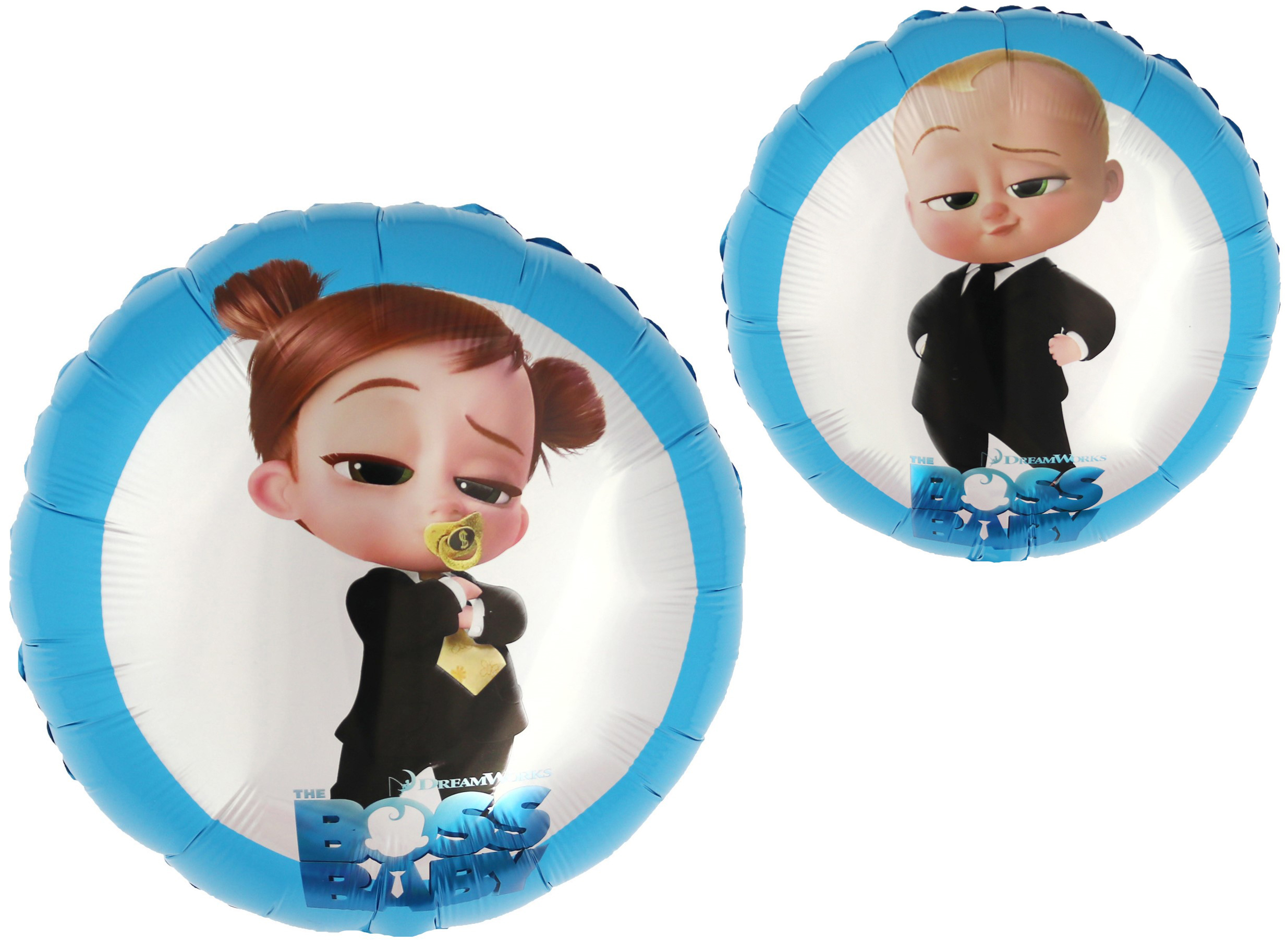 Шар (18''/46 см) Круг, Малыш Босс, 1 шт. в уп.