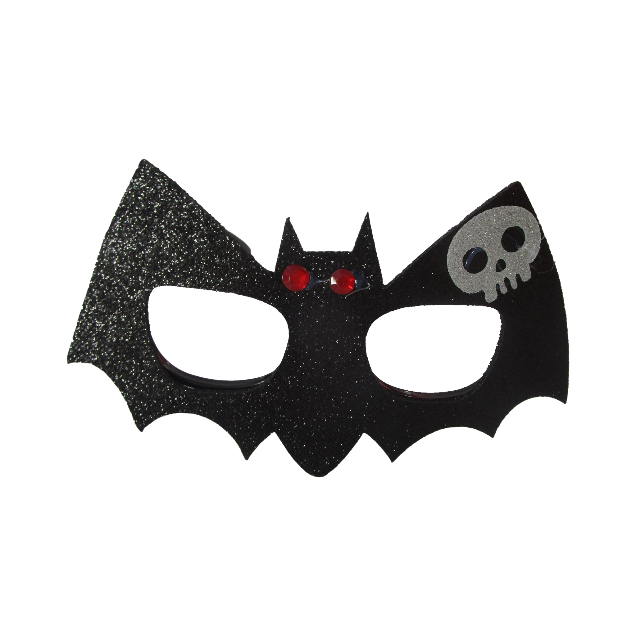 Карнавальные очки, Летучая мышь, Черный, 1 шт. 