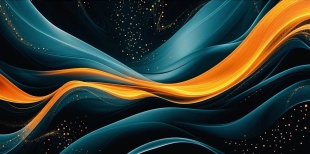 Конверты для денег, Абстрактные волны, 10 шт.