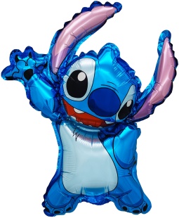 Шар с клапаном (17''/43 см) Мини-фигура, Любимый монстрик, 5 шт. в уп. (цв.этик.)