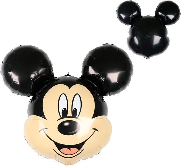 Шар (47''/119 см) Фигура, Голова, Микки Маус, 1 шт.