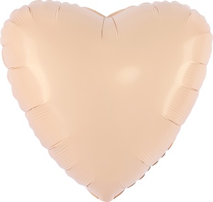 Шар (19''/48 см) Сердце, Мистик, Тон, Сатин, 1 шт.