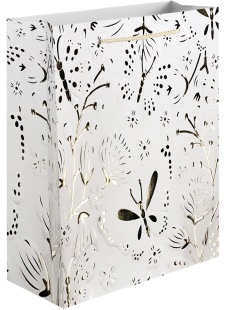 Пакет подарочный, 210гр, Золотая эстетика, Дизайн №2, Металлик, 42*31*12 см, 1 шт.