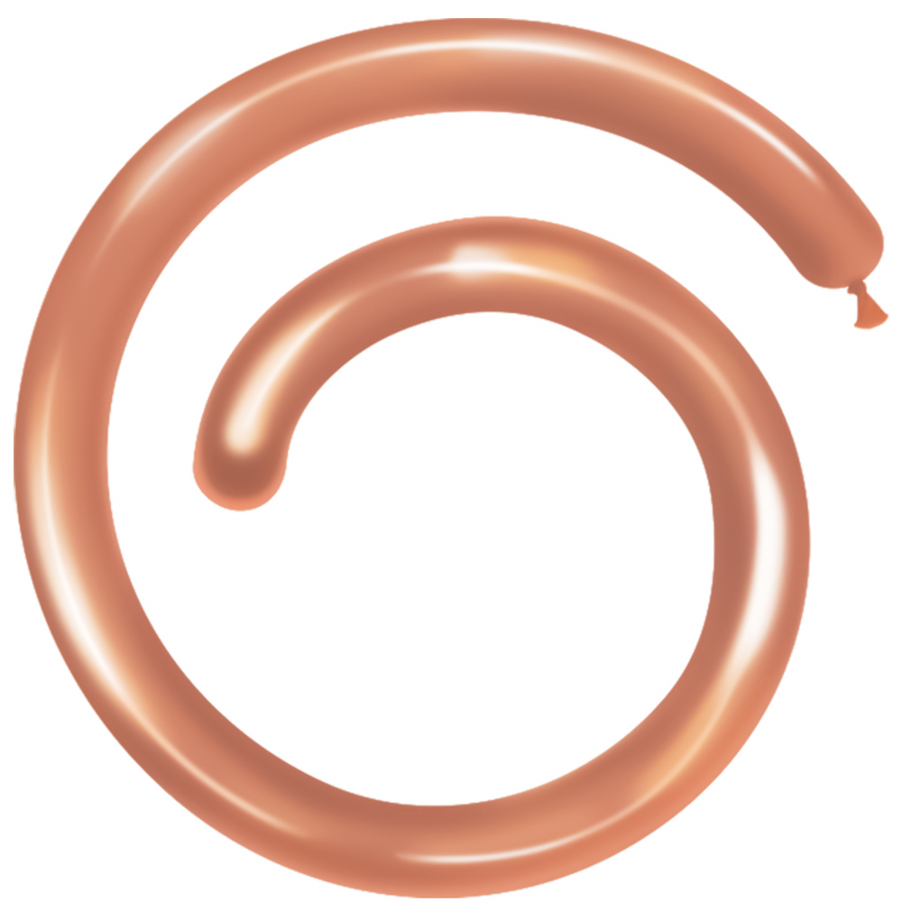 Шар (2''/5 см) ШДМ, Розовое Золото, хром, 50 шт.