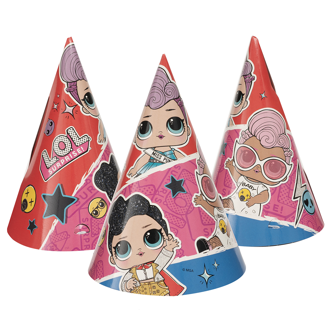 Колпаки, Кукла ЛОЛ (LOL), Рок-звезды, 6 шт. в упак. 