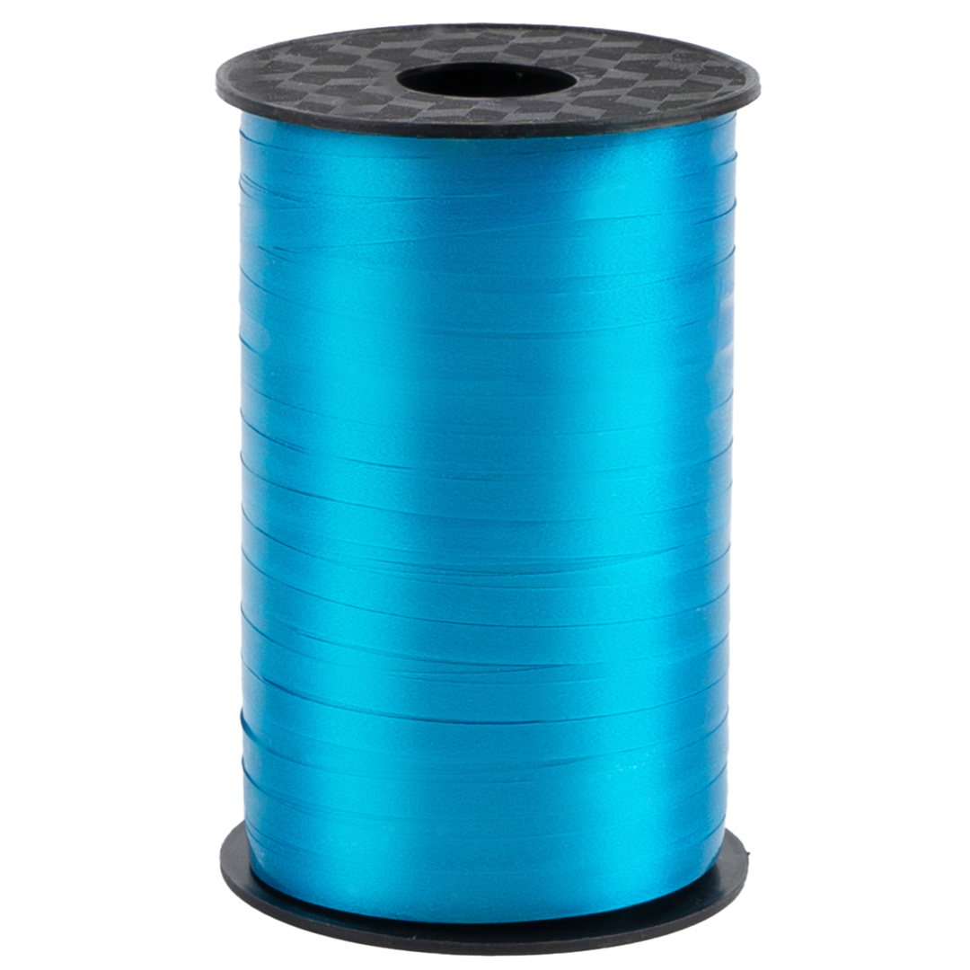 Лента полипропиленовая (0,5 см*250 м) Голубой, Лаковый, 1 шт.