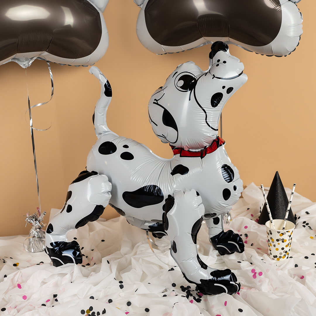 Шар 3D (22''/56 см) Фигура, Собака Далматинец, 1 шт. в уп.
