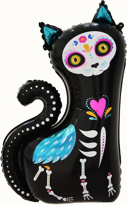 Шар (37''/94 см) Фигура, Кошка Калавера, 1 шт.