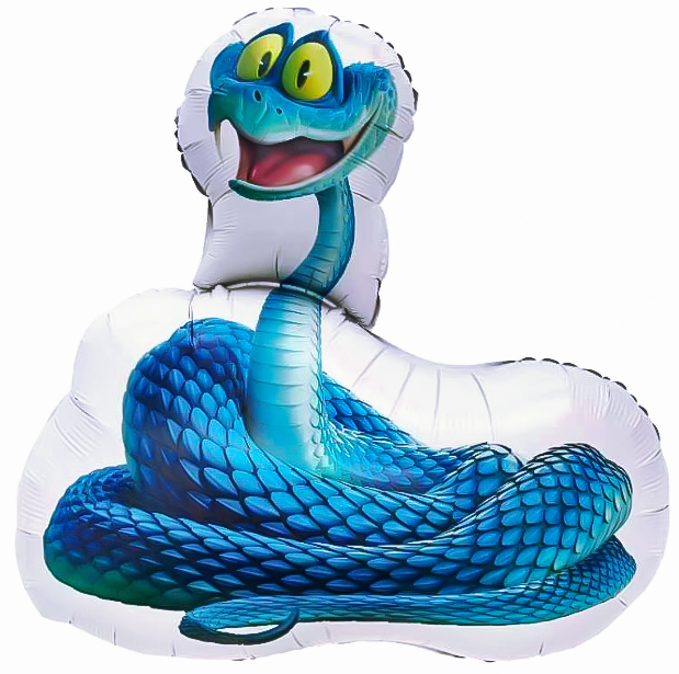 Шар (29''/74 см) Фигура, Добрый Змей, 1 шт.