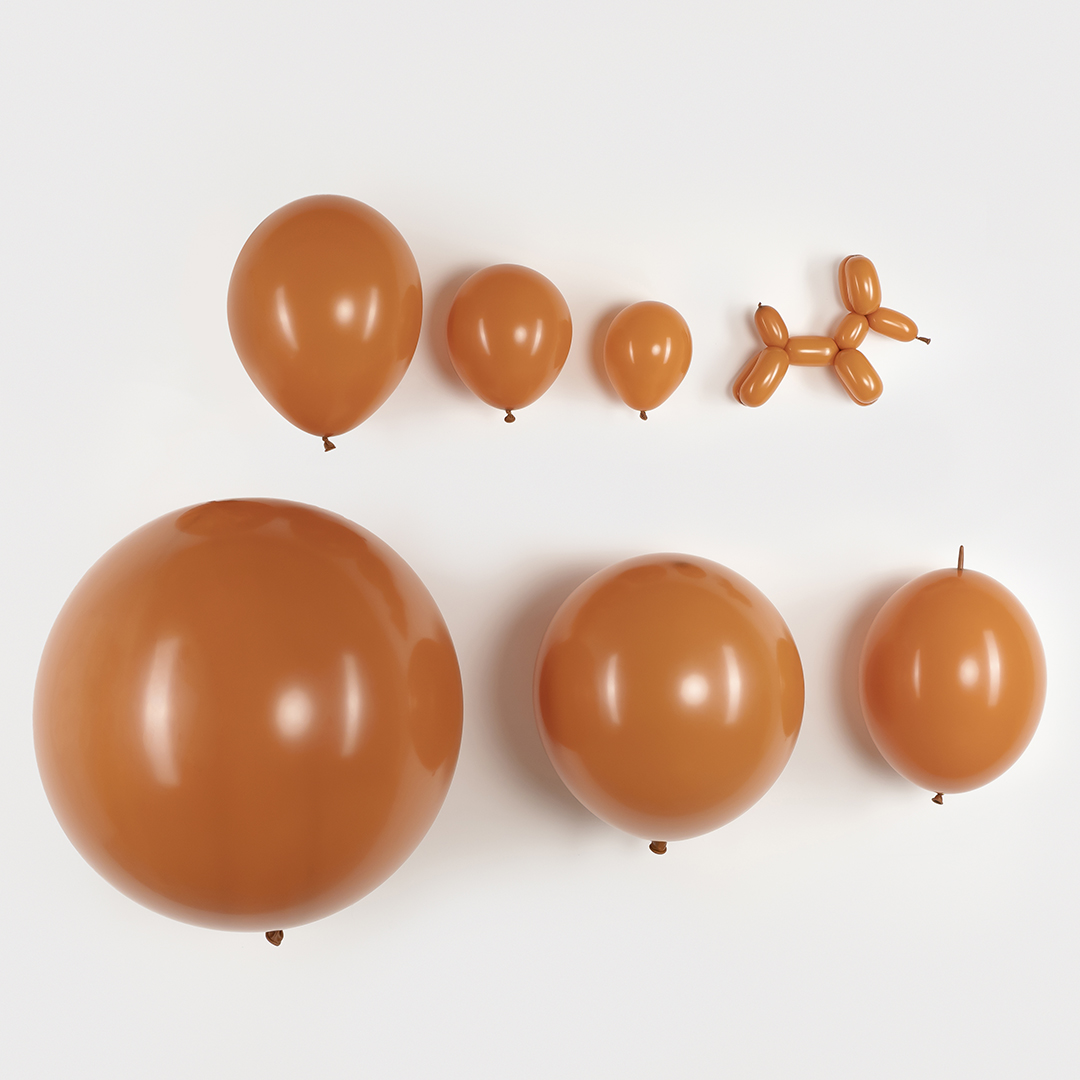 Шар (5''/13 см) Оранжевый закат (062), пастель, 100 шт.