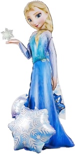 Шар (57''/145 см) Фигура 3D, Холодное сердце, Эльза, 1 шт. в уп.