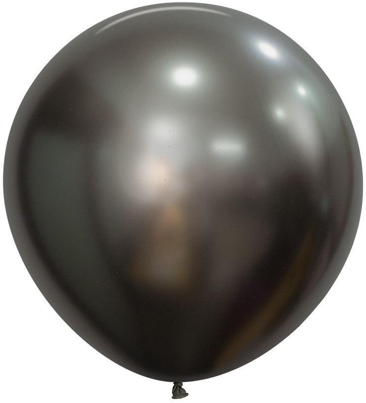 Шар (24''/61 см), Полуночный Серый (880), шелк, 3 шт.