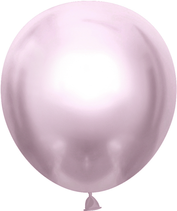 Шар (18''/46 см), Сиреневый, хром, 10 шт.