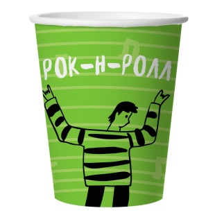 Стаканы (250 мл) Рок-н-ролл, 6 шт.