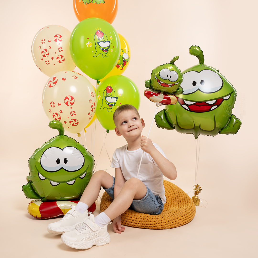 Шар (32''/81 см) Фигура, Ам Ням, 1 шт. в уп.