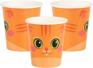Стаканы (250 мл) Котик, 6 шт.