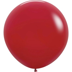 Шар (24''/61 см), Королевский красный (016), пастель, 3 шт.