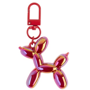 Брелок, Собачка ШДМ, Красный, Перламутр, 4,5 см, 1 шт. 