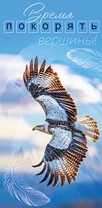 Конверты для денег, Время покорять вершины (орел), 10 шт.
