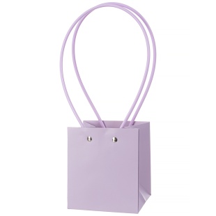 Пакет для цветов, Мастхэв, Нежная пастель, Лаванда, 13*12*11 см, 1 шт.