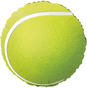 Шар (18''/46 см) Круг, Теннисный мяч, 1 шт. в уп.