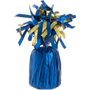 Грузик Конус, Синий/Золото, Сатин, 12 шт.