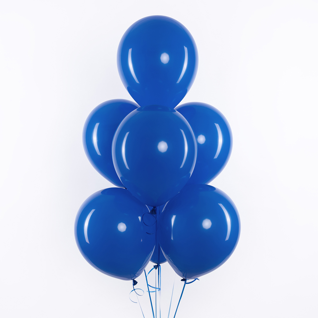 Шар (12''/30 см), Синий, пастель, 100 шт.