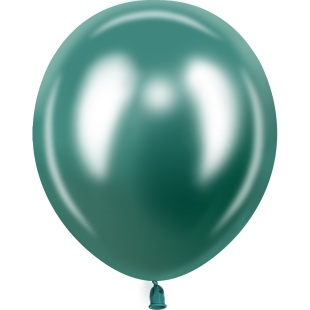 Шар (12''/30 см), Зеленый, хром, 50 шт.