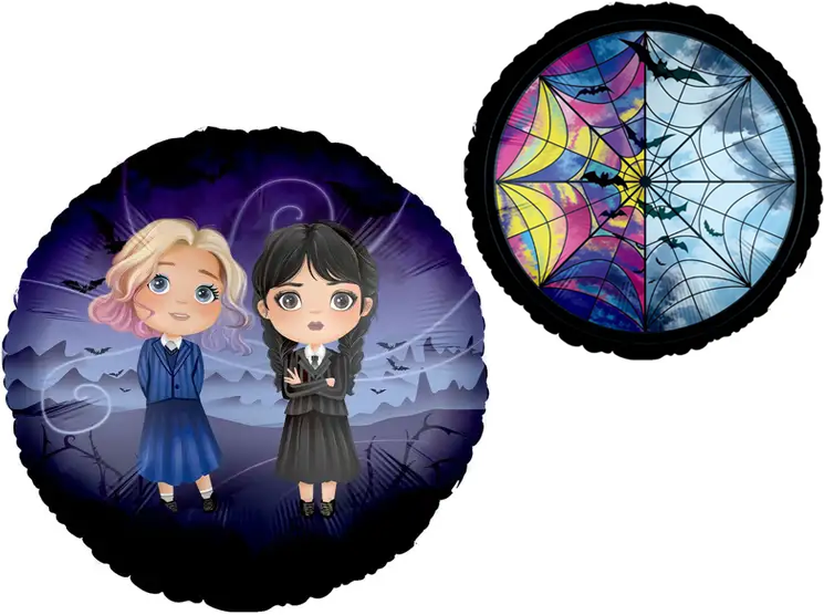 Шар (18''/46 см) Круг, Мрачная стори, Подружки, 1 шт.