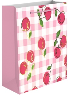 Пакет подарочный, 210гр, Милый подарок, Дизайн №4, Металлик, 41,5*30*12 см, 1 шт.