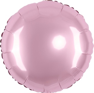 Шар (18''/46 см) Круг, Розовый, Макарунс, 1 шт.