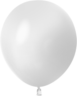 Шар (12''/30 см), Белый, пастель, 100 шт.