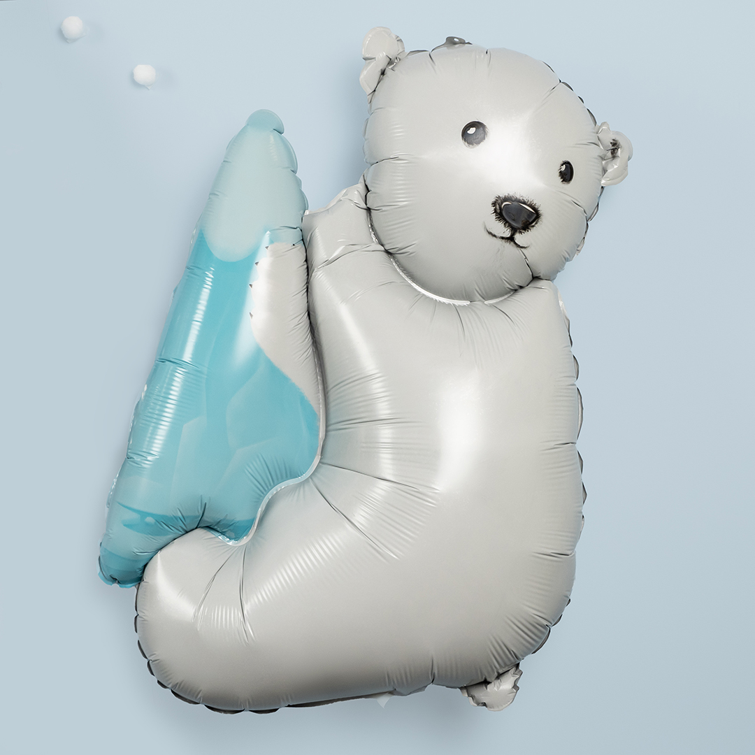 Шар (35''/89 см) Фигура, Полярный мишка, 1 шт.