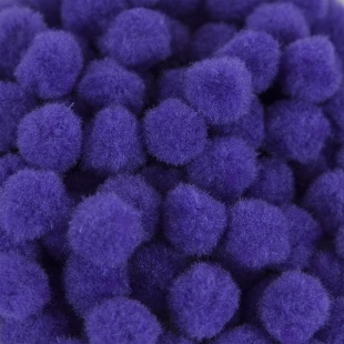 Декоративное украшение Помпончики, 1,5 см. Сиреневый, 200 шт.