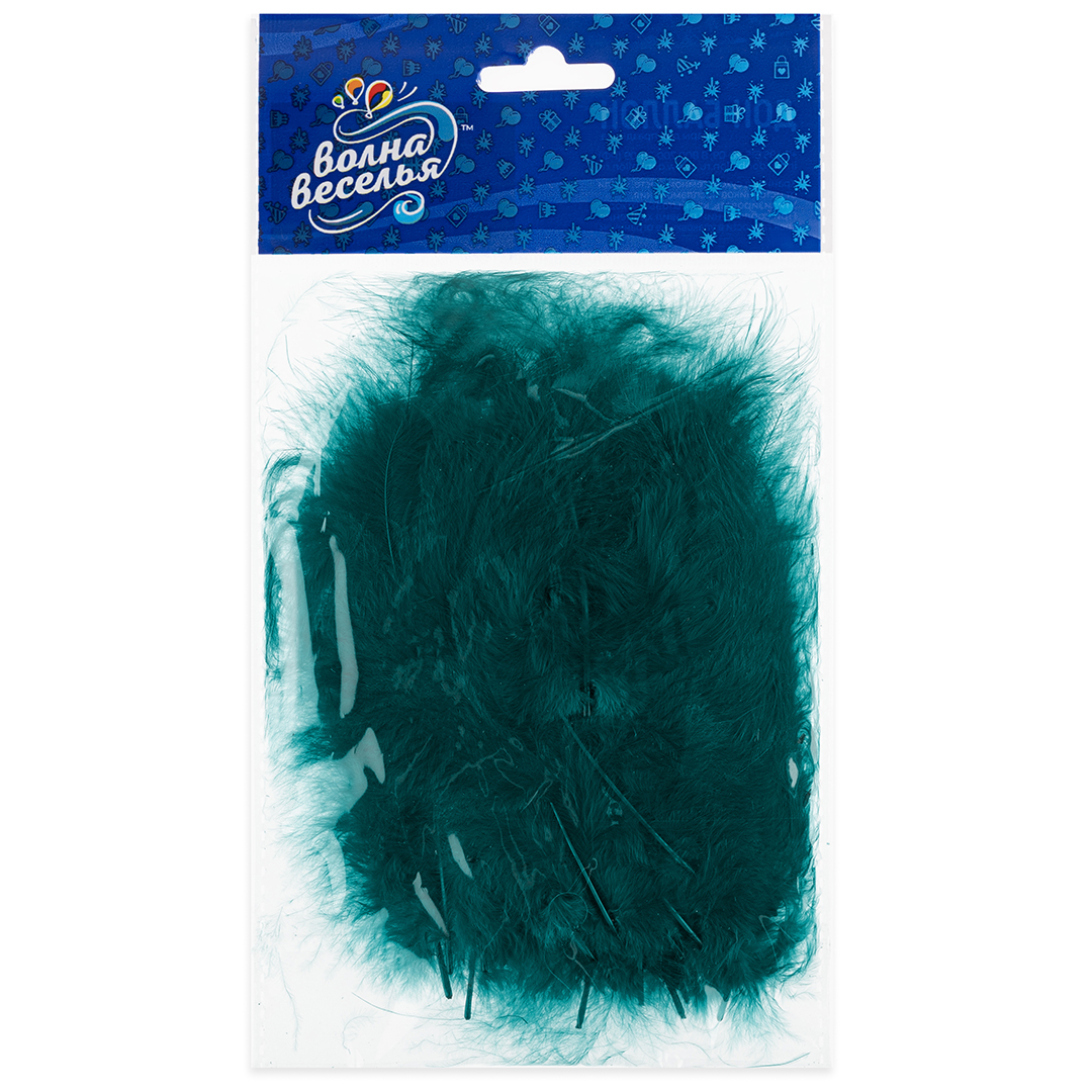 Перья, Премиум, Изумруд, 12-15 см, 30 шт.