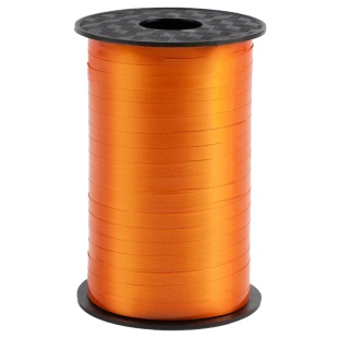 Лента полипропиленовая (0,5 см*250 м) Оранжевый, Лаковый, 1 шт.