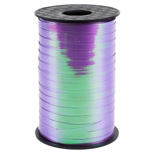 Лента полипропиленовая (0,5 см*250 м) Северное сияние, Лаванда, Хамелеон, 1 шт.