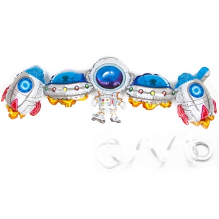 Шар Гирлянда (36''/91 см) Фигура, Космос, 2 шт. в уп.