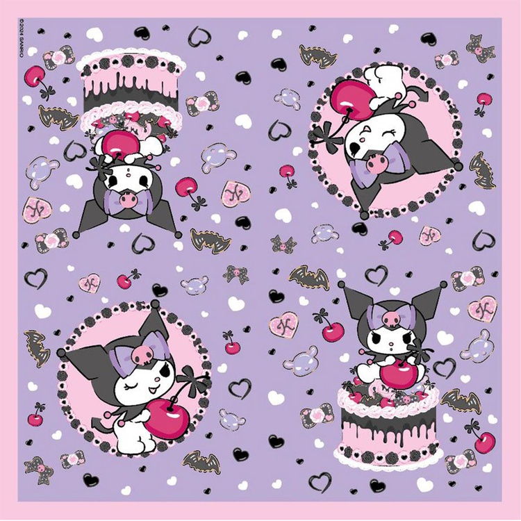 Сервировочные салфетки, Kuromi, 33*33 см, 20 шт.