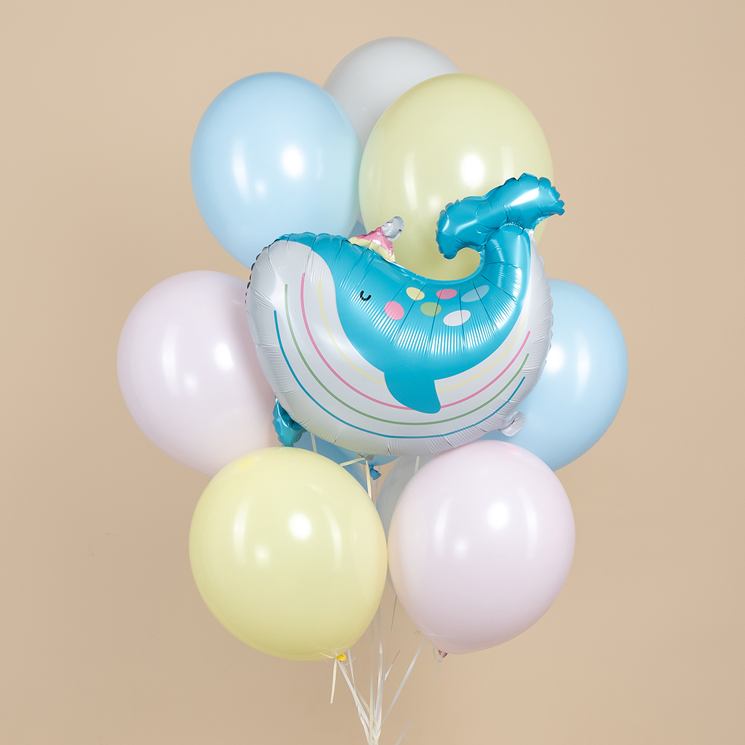 Шар (24''/61 см) Фигура, Кит в колпачке, 1 шт.