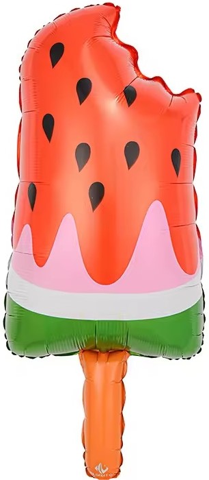 Шар (35''/89 см) Фигура, Арбуз, Мороженое, 1 шт.
