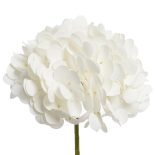 Гортензия, искусственная, Белый, 52 см, 1 шт. 