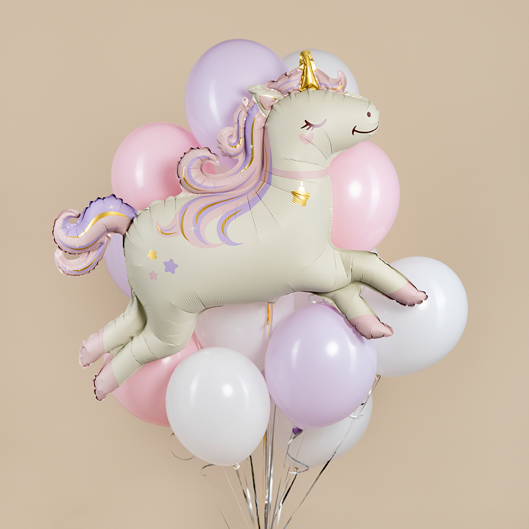 Шар (38''/97 см) Фигура, Волшебный единорог, 1 шт.